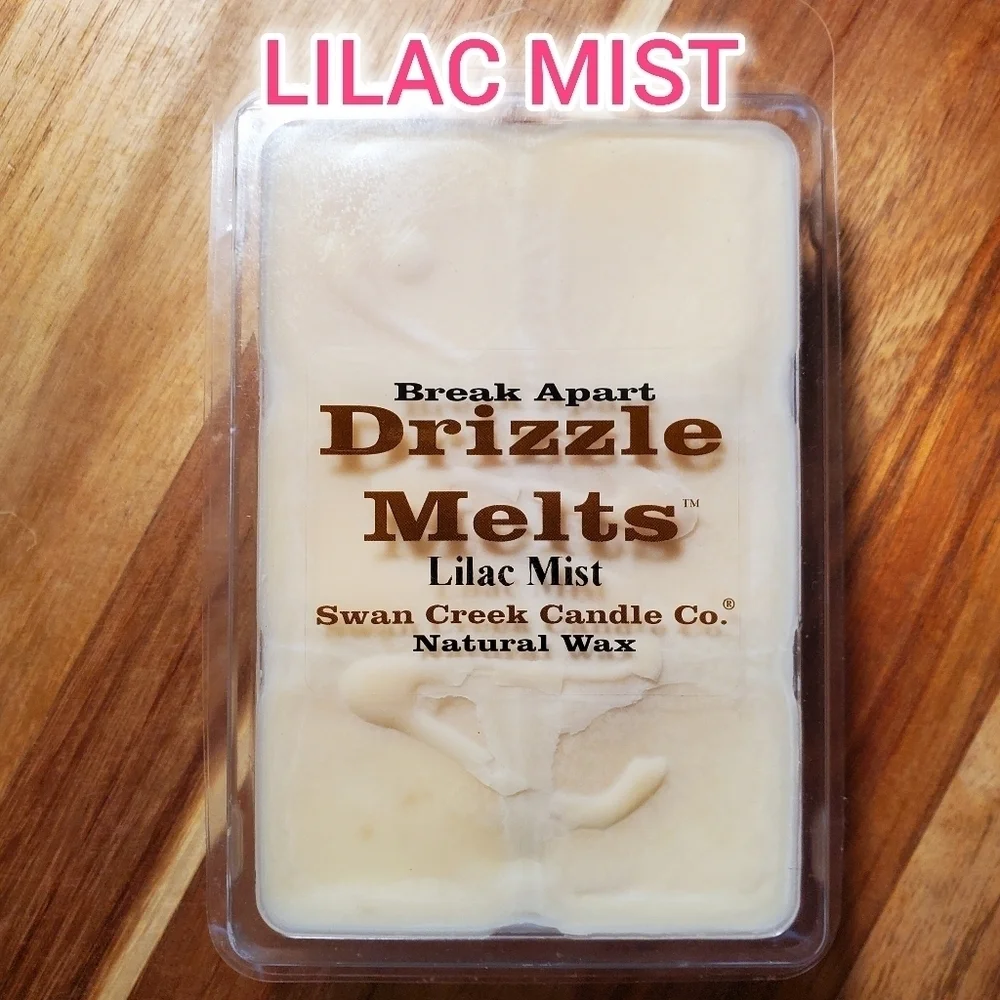 LILAC MIST by SWAN CREEK CANDLE CO Drizzle Melts 100% Natural Wax 5.25 oz NWT